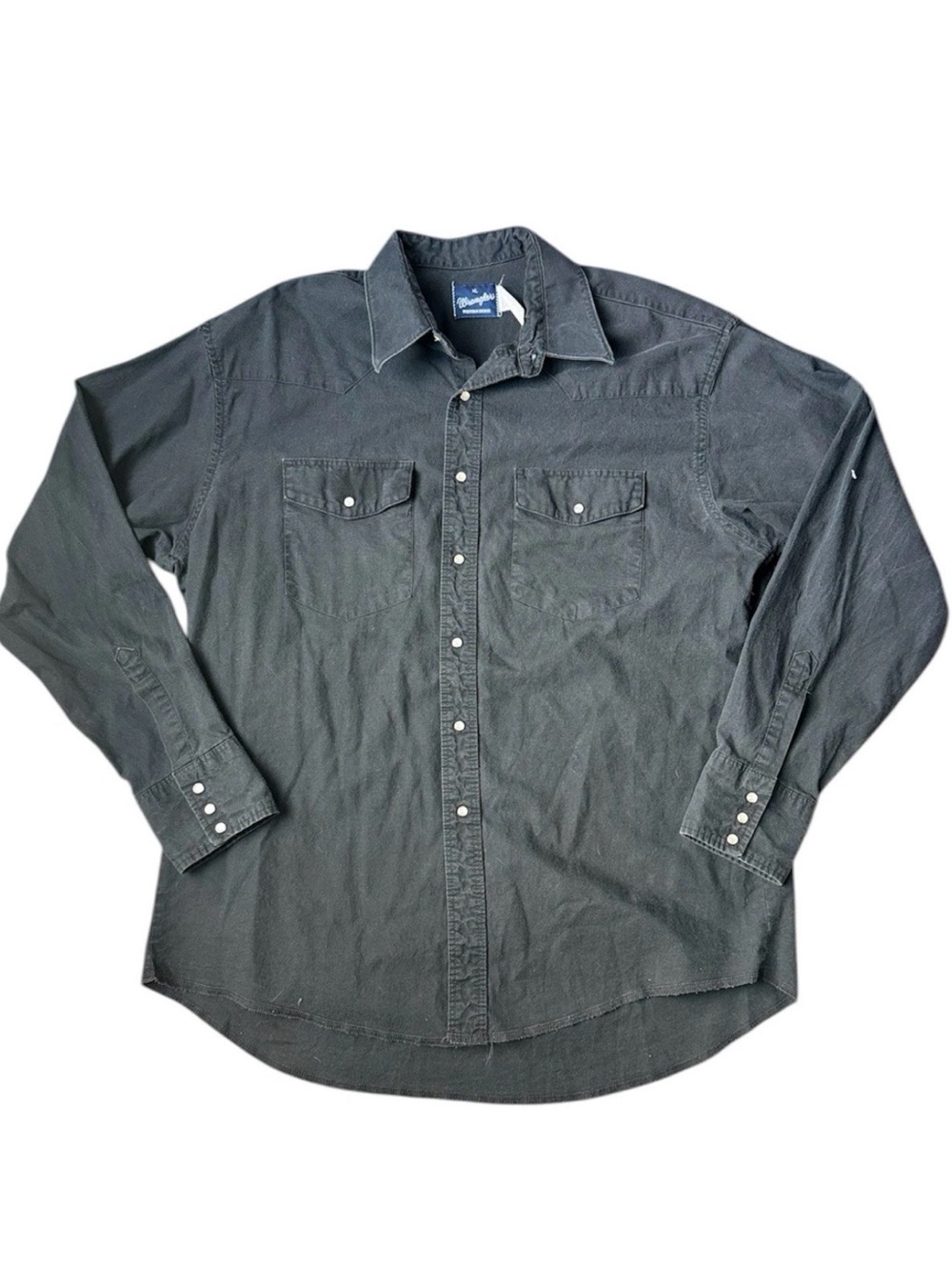 Vintage Wrangler Western Pearl Snap Mens XL long sleeve